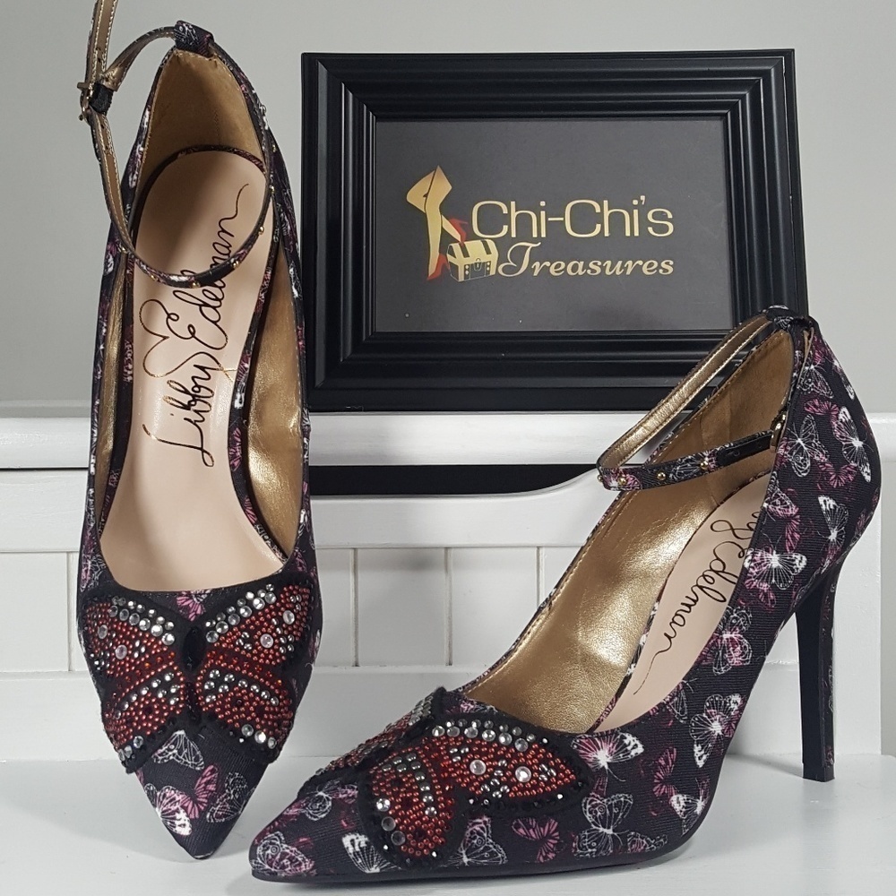 LIBBY EDELMAN BUTTERFLY PUMPS
